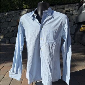 Helmut Lang Sky Blue Casual Button Down Shirt
